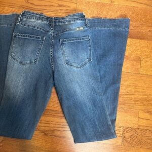 KanCan Medium Blue Wide Leg Flare Jeans